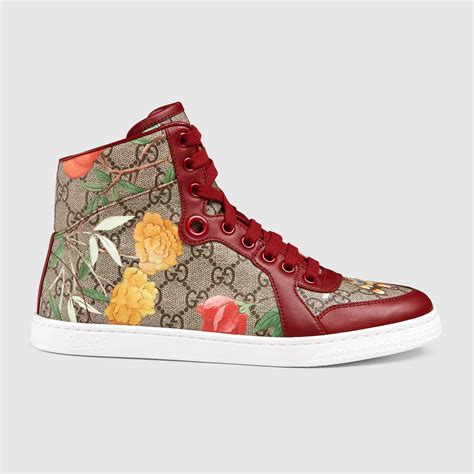 blue crystal gucci hi top shoes|Gucci women's sneakers.